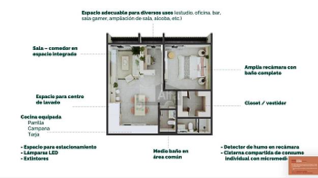 Departamentos en PREVENTA Barrio Vallejo, frente a jardín San Juan de Guadalupe