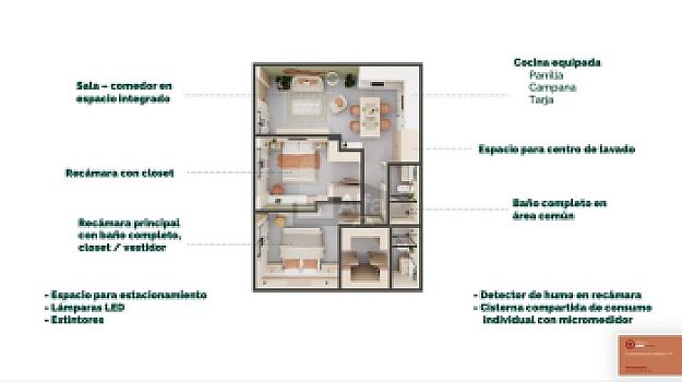 Departamentos en PREVENTA Barrio Vallejo, frente a jardín San Juan de Guadalupe
