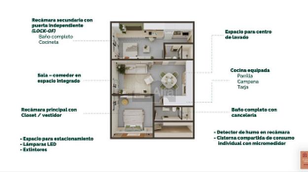 Departamentos en PREVENTA Barrio Vallejo, frente a jardín San Juan de Guadalupe