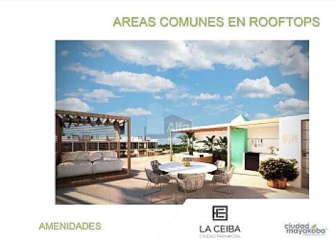 Departamento en venta en Playa del Carmen, La Ceiba Ciudad Mayacoba. 