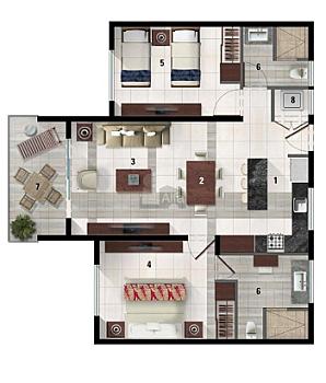 Departamento en venta y renta en Lagunas de Mayakoba, Playa del Carmen, Quintana Roo.