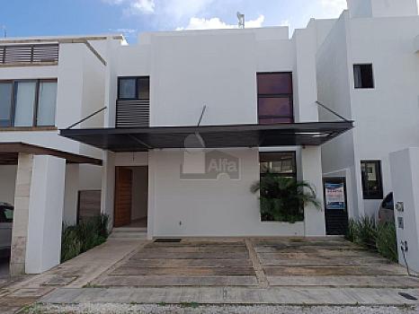 House for Rent 4 bdrms, 4 bathrooms and maid's room in Residencial AQUA, Cancun Quintana Roo, SMZ-330