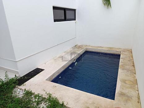 House for Rent 4 bdrms, 4 bathrooms and maid's room in Residencial AQUA, Cancun Quintana Roo, SMZ-330