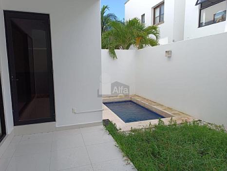 House for Rent 4 bdrms, 4 bathrooms and maid's room in Residencial AQUA, Cancun Quintana Roo, SMZ-330