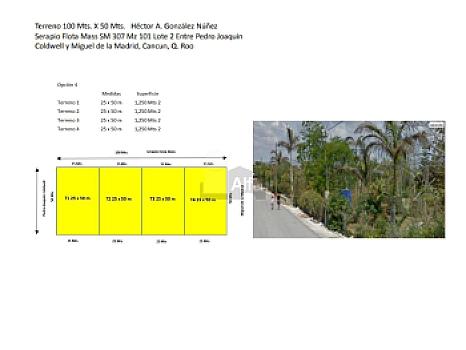 Terreno en Venta en Bonfil, Cancun Quintana Roo  