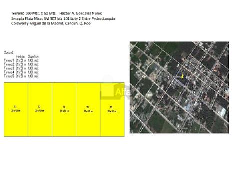 Terreno en Venta en Bonfil, Cancun Quintana Roo  