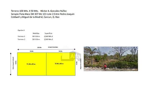 Terreno en Venta en Bonfil, Cancun Quintana Roo  