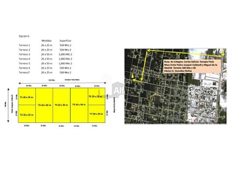Terreno en Venta en Bonfil, Cancun Quintana Roo  