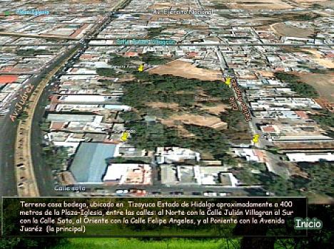 8,636.20 m² land for sale Commercial and residential use with house and warehouse in Tizayuca Hidalgo