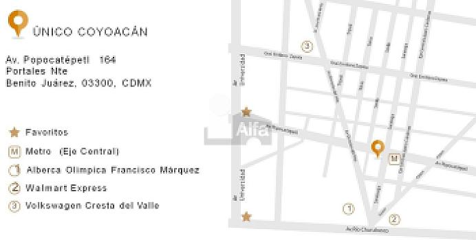 DEPARTAMENTO CERCA DE COYOACAN UNICO COYOACAN