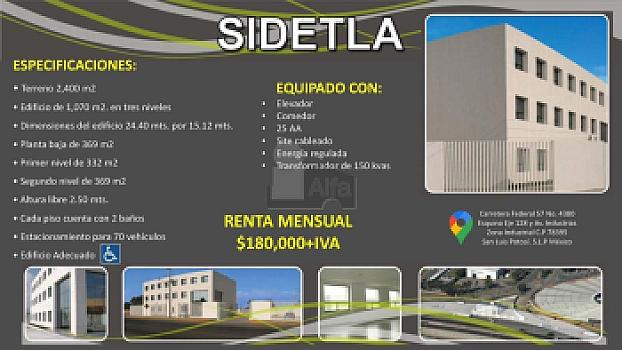 Edificio de oficinas Corporativas en Renta en Zona Indistrial