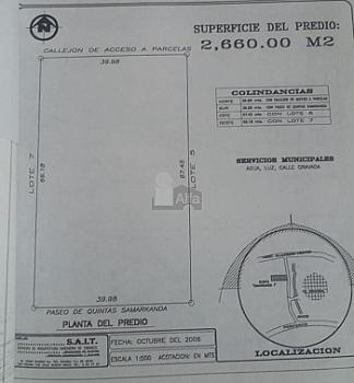 Terreno en venta en Samarkanda
