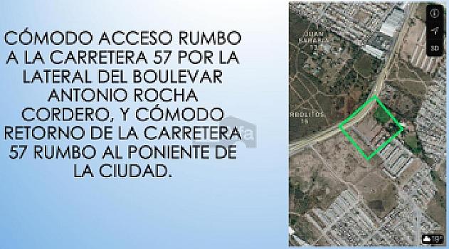 Terreno en Renta en Boulevard Antonio Rocha Cordero en Industrial San Luis