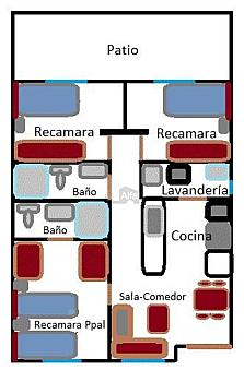 INTERCITY DEPARTAMENTO AMUEBLADO RENTA EN PLANTA BAJA