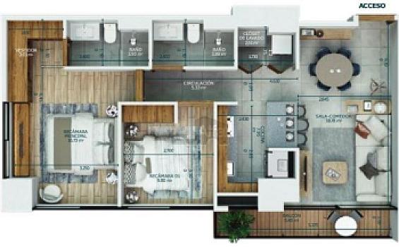 Departamento en Venta en Satélite