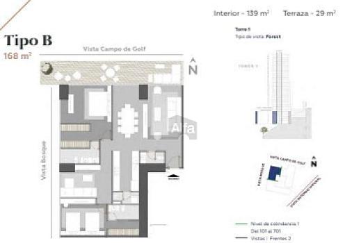 Departamentos en venta en Bosque Real
