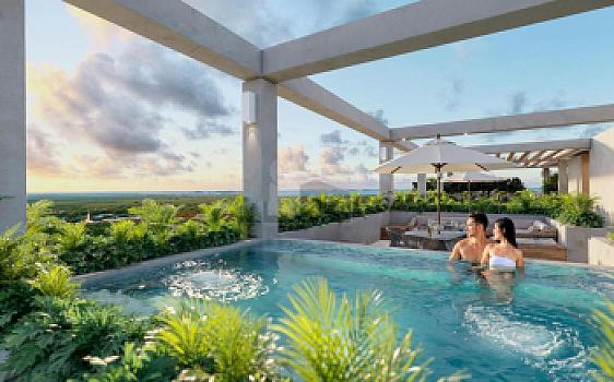 Pre-construction Development in Zona Cumbres 1, 2 and 3 bedrooms and Amenities Cancun Quintana Roo