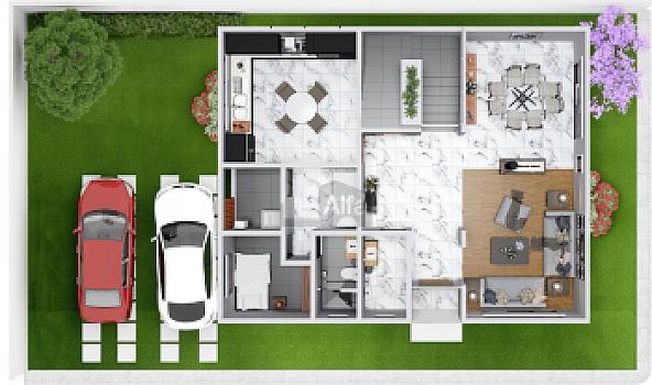 Casa en venta en Metepec con diseño moderno