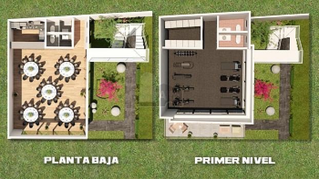 Casa en venta en Metepec con diseño moderno