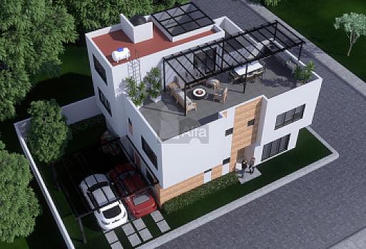 Casa en venta en Metepec con diseño moderno