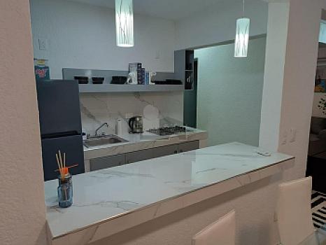 Remodeled and furnished 3 bedroom apartment in Cancún Quintana Roo