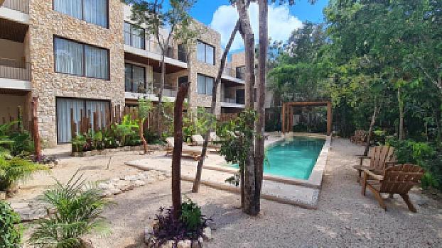 Departamento Venta llave en mano amueblado y decorado y/o Renta en Oriana, La Veleta  en Tulum