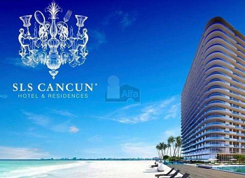 Furnished apartment for sale in SLS Puerto Cancún with 4 bedrooms and 4.5 bathrooms