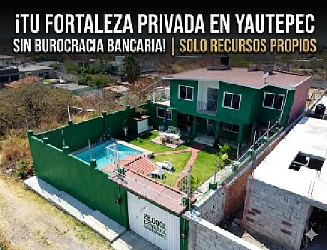 🏡Casa de descanso con alberca 🏊🏻 en Yautepec, Morelos.🌴