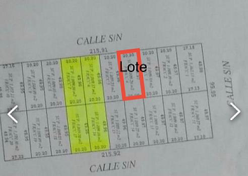 Terreno de 1,000m2 a precio de Remate