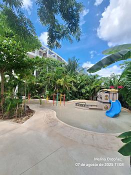 Departamento amplio en Tulum con terraza y jacuzzi en The Waves