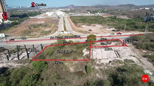 Terreno Comercial en la avenida con más futuro en Mazatlán
