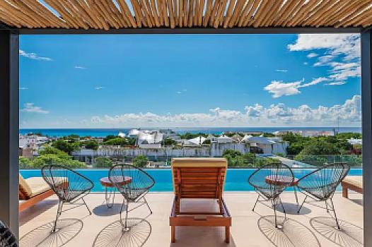 Amplio estudio en venta en Playa del Carmen amueblado