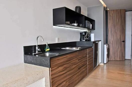 Amplio estudio en venta en Playa del Carmen amueblado