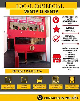 LOCAL COMERCIAL EN VENTA O RENTA