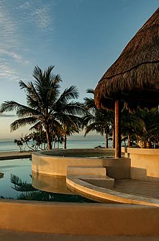 Massive oceanfront Garden Penthouse in Playa del Carmen