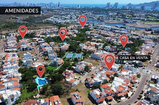 Casa Nueva con Alberca en Club Real Mazatlán