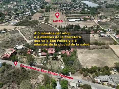 LOTS FOR SALE IN SAN LORENZO CACAOTEPEC