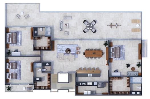 Edificio de Lujo en Venta en Residencial Uva del Mar, Selva Mar, Playa del Carmen, Quintana Roo