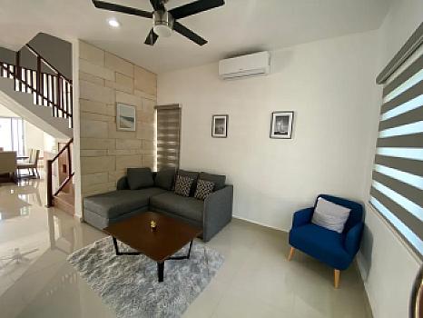 Casa en venta en Residencial Aldea Ha Puerto Morelos con alberca privada y roof garden