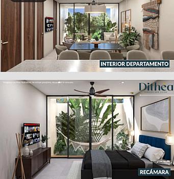 Departamentos en preventa de 1 y 2 Recamaras en Temozon, Norte