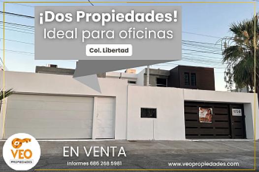 Propiedad en Venta – Col. Libertad ideal para casa u oficinas