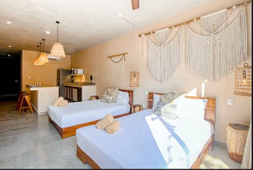 Renta Departamento de 1 recamara en Aruna, Tulum