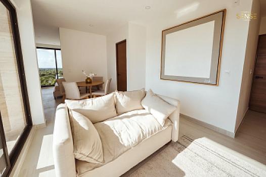 Suite de 2 habitaciones en Residencial Sense Cancún | 65.95 m² + amenidades
