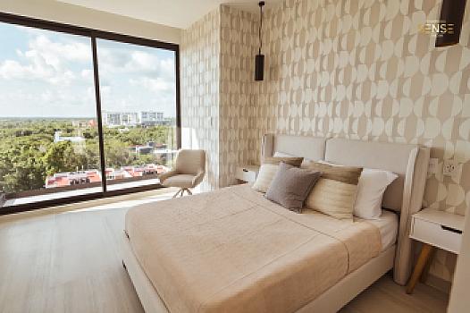 Suite de 2 habitaciones en Residencial Sense Cancún | 63.05 m² con amenidades