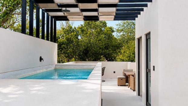 FENOMENAL CASA EN RENTA OJO, Rooftop con alberca privada y área de asador