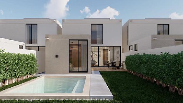 Casas Nuevas en Conkal, de 3 habitaciones en privada residecnial