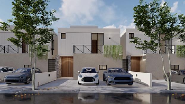 Casas Nuevas en Conkal, de 3 habitaciones en privada residecnial