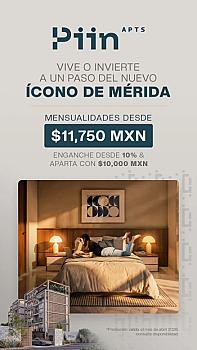 Apartamentos en Preventa Temozon Norte Mérida