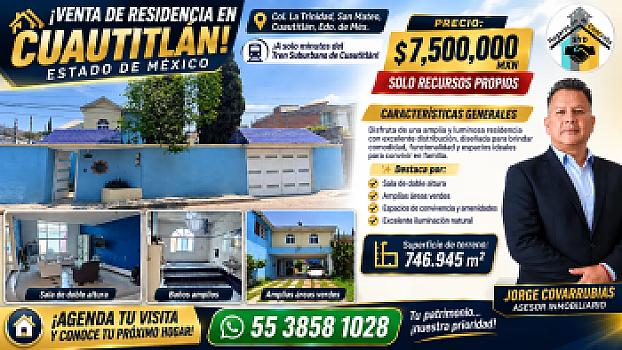 🏡✨ ¡VENTA DE CASA EN CUAUTITLÁN!