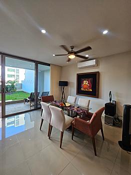 Departamento de 3 recámaras, 3.5 baños con jardín en Aqua Cancún💦